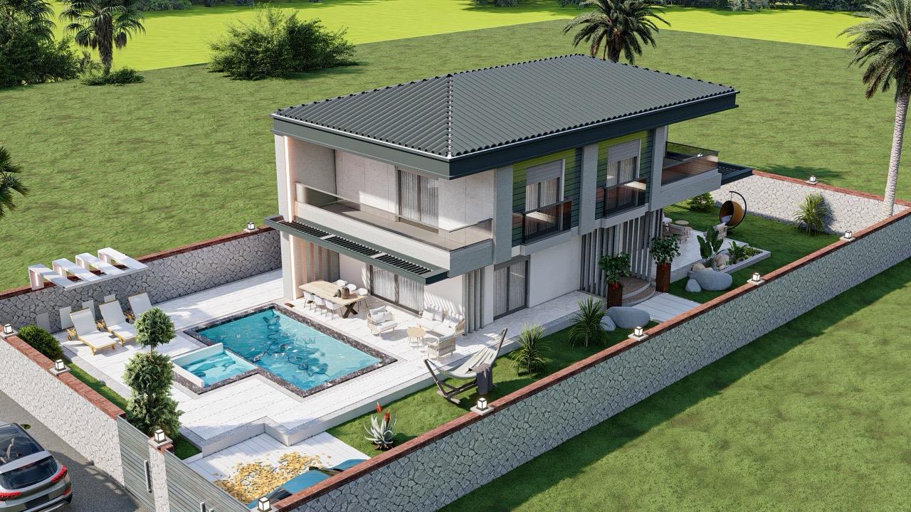 Didim Akyeniköy Seyrantepe’de 600 m² 4+1 Özel Havuzlu Tam Müstakil Villalar [ 982 Ada / 14 Parsel ]